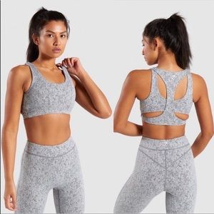 Two Gymshark Fleur Sports bras